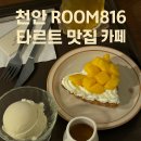 816 | 🍑 천안 감성카페 추천! 타르트 맛집 ‘ROOM816’ 방문 후기