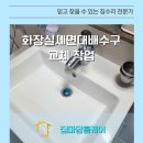 벽적골머리마당 | 화장실세면대배수구교체 작업
