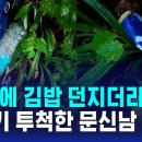 "계곡에 김밥 던지더라"…쓰레기 투척한 문신남 '눈살' 이미지