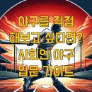야구를 직접 해보고 싶다면? 사회인 야구 입문 가이드