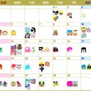 협동조합고토 | 팝픈뮤직 캐릭터 생일 달력 (6월)