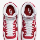 무드앤밀 | 나이키 터미네이터 하이 유니버시티 레드 앤 화이트 후기 및 사이즈 추천 (착샷) ( feat. 착샷 )