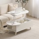 파로마가구 앞 | 거실 테이블 추천｜파로마 타원형 리프트업 소파 테이블 후기