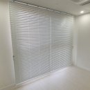씨유 원흥힐사이드 파크점 | 고양시 덕양구 힐사이드파크1차 아파트 거실 화이트 우드블라인드 시공 후기 | 커튼더라인 강서점
