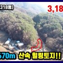 [평창토지] 해발 680m 조용하고 아늑한 산골 소형토지 / 318평 3,180만원 / (No.8325) 이미지