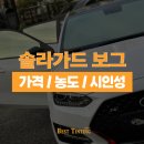 보그 | 솔라가드 보그 가격 농도 벨로스터n 시인성 후기