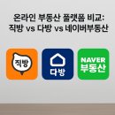 온라인 부동산 플랫폼 비교: 직방 vs 다방 vs 네이버부동산