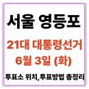 영등포구 영등포본동주민센터 다목적회의실 | 영등포구 투표소(06.03) 위치 찾기｜제21대 대통령선거일 내 투표 장소·시간·방법 투표율, 개표현황 보기
