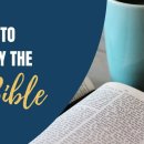 올바른 성경공부 방법 이미지