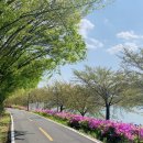 북한강 자전거도로 공중화장실 이미지