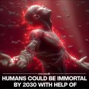 레이 커즈와일이 2030까지 인류는 나노봇의 도움에 의해 영생을 얻을것이라고 얘기한다. 이미지