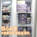 소윤이네김밥 | ●내돈내산● 땡스소윤 냉장고 냉동실 소분용기, 냉동용기로 깔끔하게 정리해요 &amp; 장점,단점 솔직후기