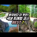 🚌 외국보다 더 멋진 대한민국 최고의 트레킹 코스 🏅BEST 7 | 📸 대중교통 당일치기 여행 | 국내 여행지 |🇰🇷7 Ama 이미지