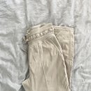 룰루레몬 dance studio cropped pants beige size 0 $30 새상품 이미지