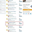 2016년 전세계 공과대학 순위 발표. 이미지