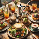 브런치 메뉴 완성 이미지