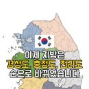 지방별 인구수와 변화 이미지