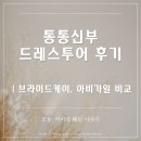 통통투어 | 브라이드케이 vs 아비가일 드투 | 통통신부 본식 드레스 투어 솔직 후기 (최종 선택은?)