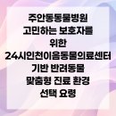 24시퍼스트동물의료센터 | 주안동동물병원 고민하는 보호자를 위한 24시인천이음동물의료센터 기반 반려동물 맞춤형 진료 환경...