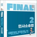 2023 FINAL 핵심요약정리 민사소송법, 이영민, 미래가치 이미지