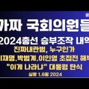 가짜 국회의원들/2024총선 승부조작,상세내역/&#39;이게 나라냐&#34; 윤석열 탄식/언론 은폐,돈문제만 아닌듯...1.6월 [공병호TV] 이미지