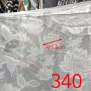 원단 340 백아이보리 쉬폰 자카드 패턴 원단 고정폭 145cm 이미지