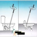 대변기 막힘 뚫는 방법 이미지