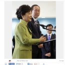 미국 야후에 올라온 박근혜 대통령 관련기사(링크) 이미지