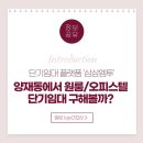 삼삼엠투로, 양재동에서 원룸/오피스텔 단기임대 구해볼까? (출장자도 OK!)