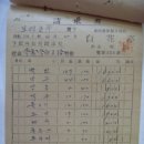 청구서 (請求書) 보령군청 낙성식 관련 식사 대금 청구 (1966년) 이미지