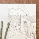 펜드로잉과 수채화 | [삼원아트스폰서십] 로자스삐나 ROSASPINA 사용 후기 – 펜드로잉 &amp; 수채화에 잘 맞는 60% 코튼 혼합지