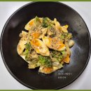 참깨소스에 버무려 먹은 고소한 달걀 브로콜리 샐러드 이미지