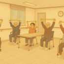 활기찬 체조 이미지