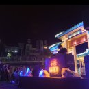 명서다리 앞 버스정류소 | 진주남강유등축제 가을밤 불꽃놀이와 셔틀편 안내