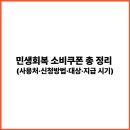 민생회복 소비쿠폰 총정리 ㅣ사용처 · 신청방법 · 대상 · 지급 시기 이미지