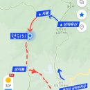 서봉 | 장수,함양 남덕유산~서봉 백두대간 연계등산코스 지도♧영각 주차장 최단코스 환종주 11km