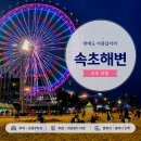 속초사잇길 제5길 | 속초해변 낮과 밤, 여행지에서 아침을 달리는 50대 부부의 러닝코스