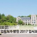 고려대학교 입학처에 따른 2017 입시요강 이미지