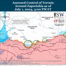 러시아 공세 캠페인 평가, 2024년 7월 1일(우크라이나 전황 이미지