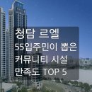 신창청담공인중개사사무소 | 청담르엘 입주민이 뽑은 커뮤니티 시설 만족도 TOP 5 (솔직 후기)