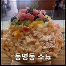 동명동 생과일 빙수 맛집 카페 소뇨 내돈내산 솔직후기
