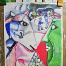 샤갈의 마을 이미지