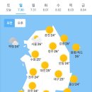 오늘의 날씨 🌞☔️☃️. 2023년 7월 30일 일요일 이미지