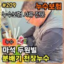 209.[ 마석누수 ] 마석 천장누수 , 누수탐지 및 분배기 교체작업 후기