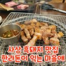한라돈이 익는 마을애 이미지