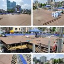 성북구청앞 광장을 합성목재데크로 새롭게 단장했습니다. 이미지