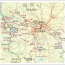 2013년 3월 30일 경기 파주 감악산 산행정보와 지도 이미지