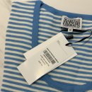 마리떼 스트라이프 티셔츠, 딥 넥 링거 티 라이트 블루 구매후기 및 착샷 (W DEEP NECK RINGER TEE...