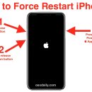 iphone Force reset 아이폰 강제재부팅 이미지