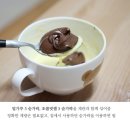 [악마의 요리] 누텔라+밀가루+계란+우유로 만드는 전자렌지 컵 브라우니 이미지